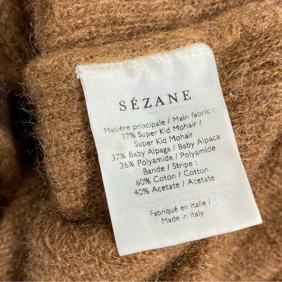 Sézane Gaspard Cardigan in camel color Size Medium - Picture 5 of 6